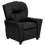 Fauteuil inclinable contemporain pour enfants Flash Furniture avec porte-gobelet