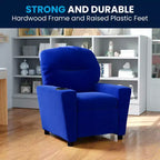 Fauteuil inclinable contemporain pour enfants Flash Furniture avec porte-gobelet