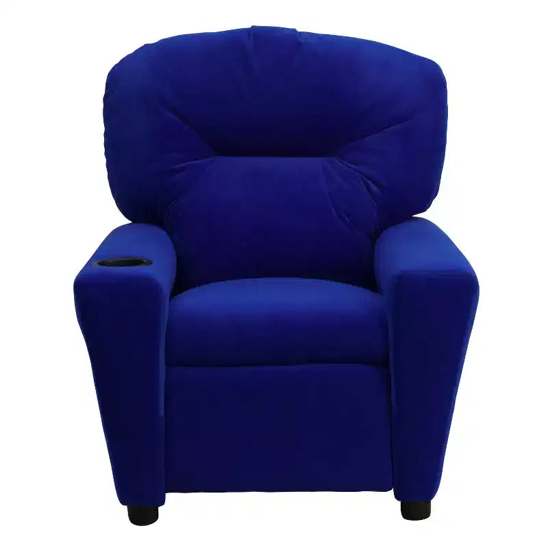 Fauteuil inclinable contemporain pour enfants Flash Furniture avec porte-gobelet