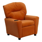 Fauteuil inclinable contemporain pour enfants Flash Furniture avec porte-gobelet