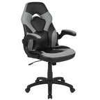 Ensemble bureau de jeu et chaise Emma et Oliver avec porte-gobelet, support pour casque et support pour écran