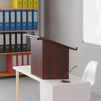 Pupitre de table pliable Emma et Oliver en acajou