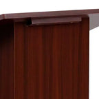Pupitre de table pliable Emma et Oliver en acajou
