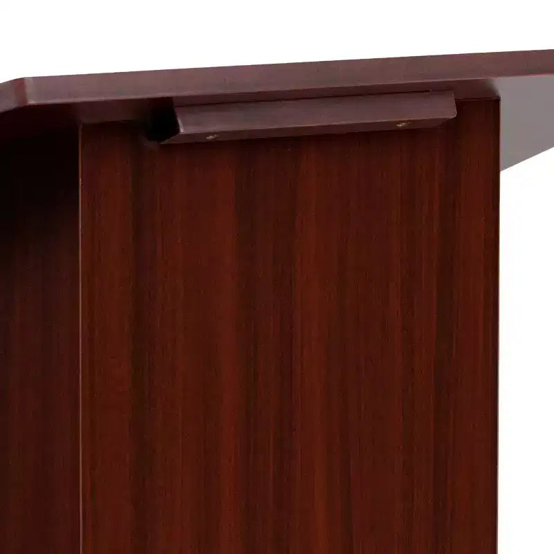 Pupitre de table pliable Emma et Oliver en acajou