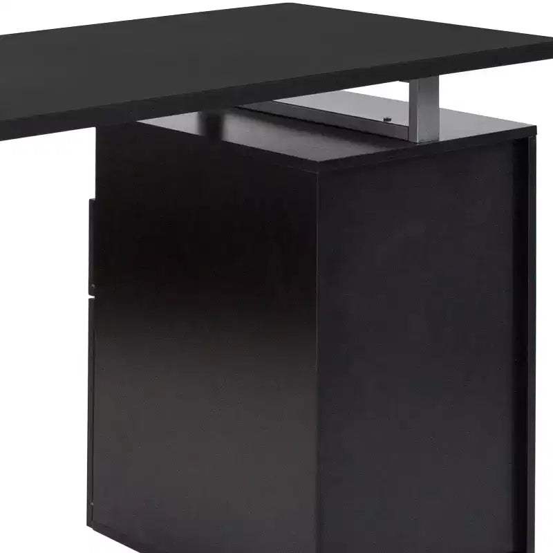 Bureau Emma et Oliver avec deux tiroirs et cadre en métal
