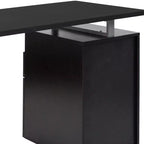 Bureau Emma et Oliver avec deux tiroirs et cadre en métal