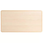 Emma et Oliver Ensemble de table d'activités rectangulaire en plastique réglable en hauteur, 23,625" L x 47,25" P, avec 4 chaises