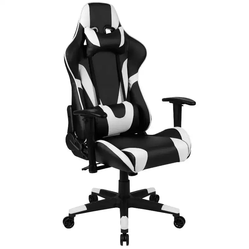 Ensemble Bureau Gaming Emma et Oliver - Support Tasse/Casque/Tapis de Souris Intégré