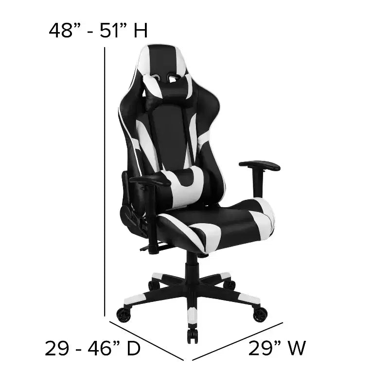 Ensemble Bureau Gaming Emma et Oliver - Support Tasse/Casque/Tapis de Souris Intégré
