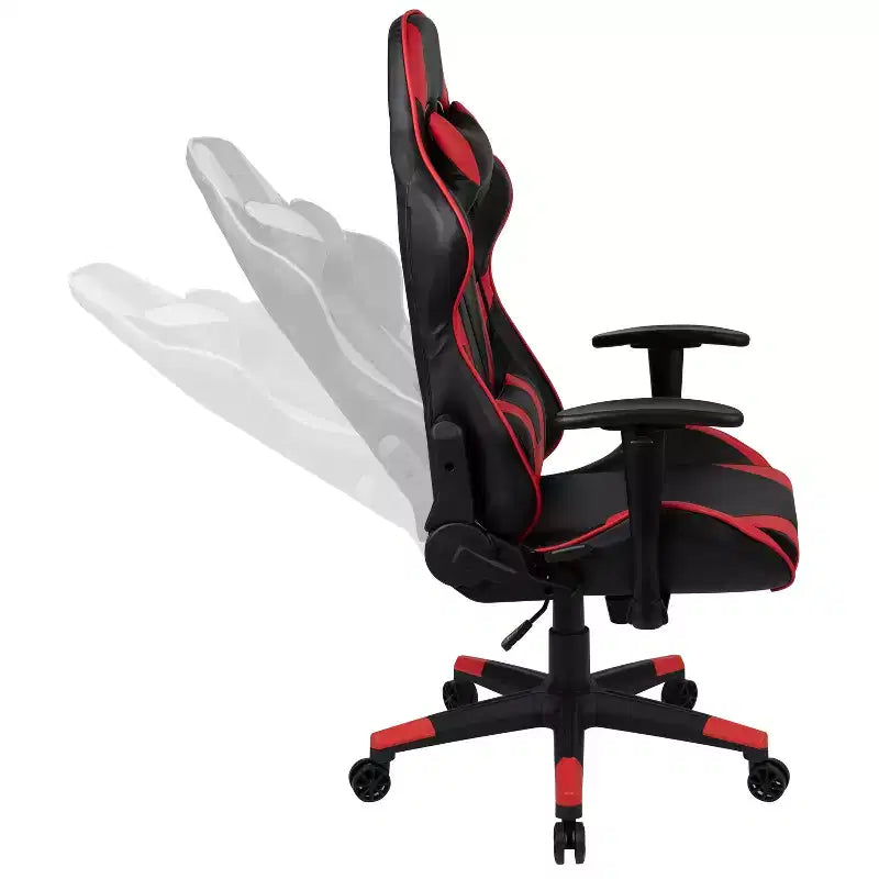 Ensemble Bureau Gaming Emma et Oliver - Support Tasse/Casque/Tapis de Souris Intégré