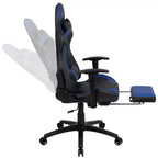 Ensemble de bureau gaming Emma et Oliver - Support de tasse/casque/Inclinable et repose-pieds
