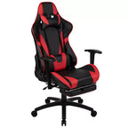 Ensemble de bureau gaming Emma et Oliver - Support de tasse/casque/Inclinable et repose-pieds