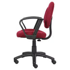 Chaise posturale de luxe avec accoudoirs bouclés - Boss Office Products