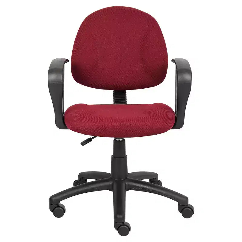Chaise posturale de luxe avec accoudoirs bouclés - Boss Office Products