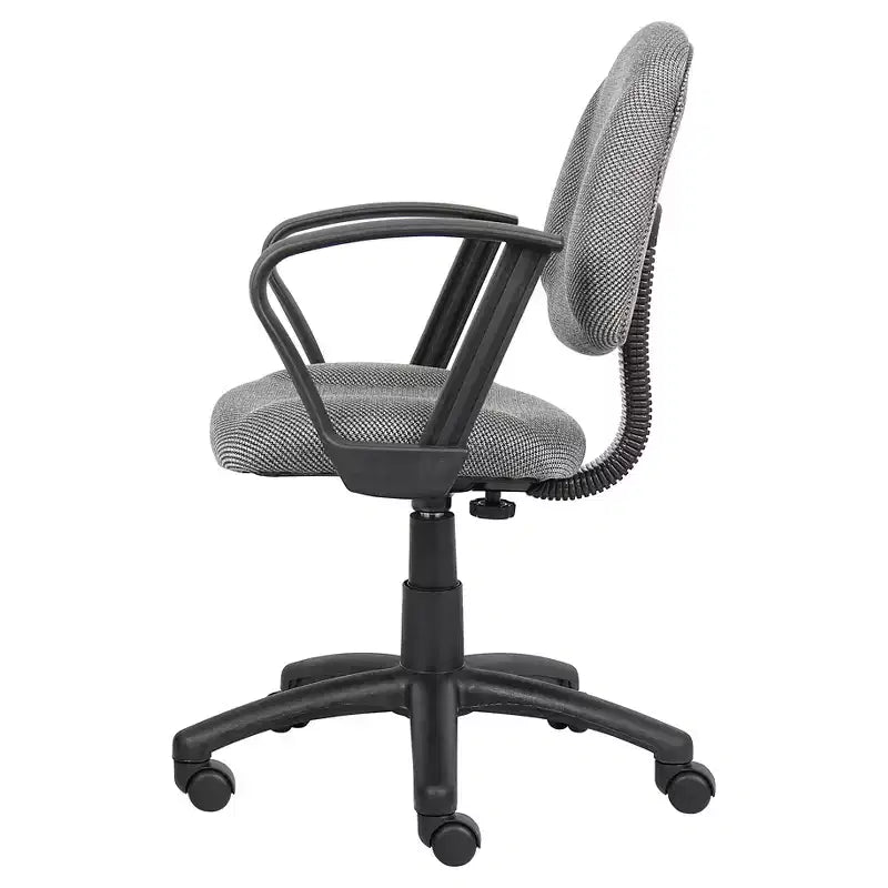 Chaise posturale de luxe avec accoudoirs bouclés - Boss Office Products