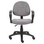 Chaise posturale de luxe avec accoudoirs bouclés - Boss Office Products