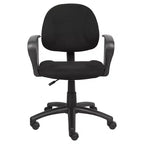 Chaise posturale de luxe avec accoudoirs bouclés - Boss Office Products