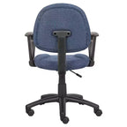 Chaise posturale de luxe avec accoudoirs bouclés - Boss Office Products