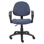 Chaise posturale de luxe avec accoudoirs bouclés - Boss Office Products