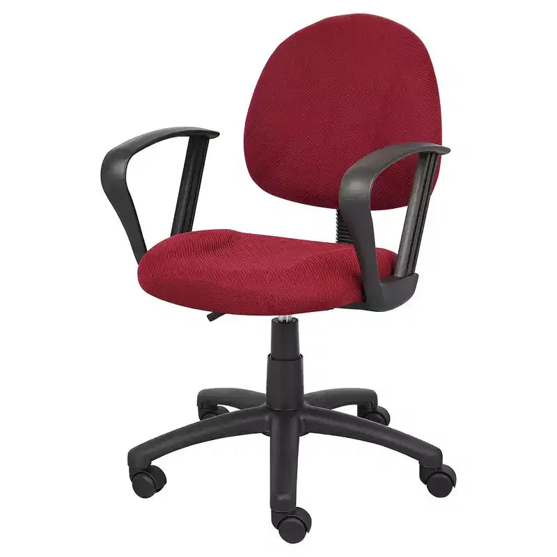 Chaise posturale de luxe avec accoudoirs bouclés - Boss Office Products