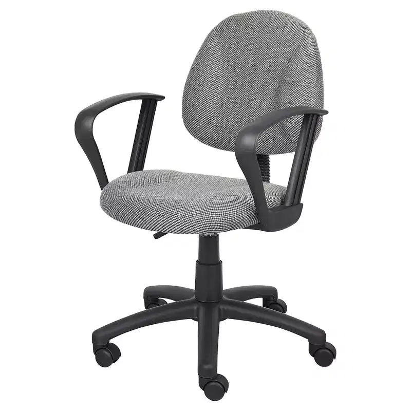 Chaise posturale de luxe avec accoudoirs bouclés - Boss Office Products