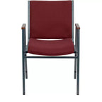 Chaise empilable d'accueil/visiteur à bras Emma and Oliver Heavy Duty