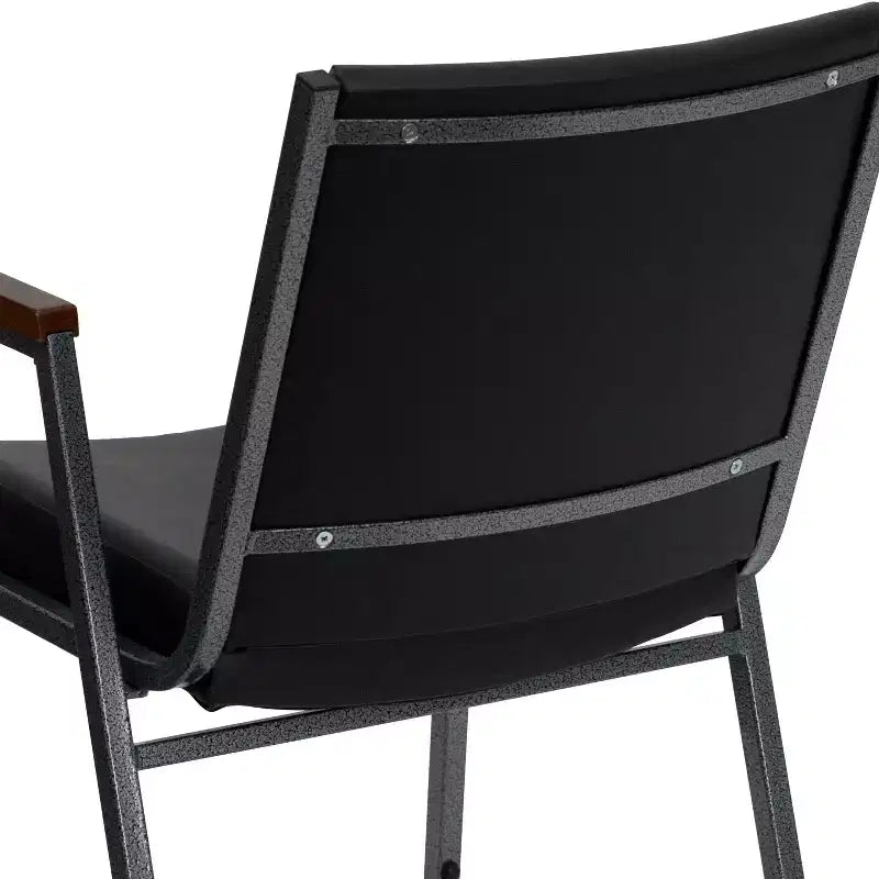 Chaise empilable d'accueil/visiteur à bras Emma and Oliver Heavy Duty