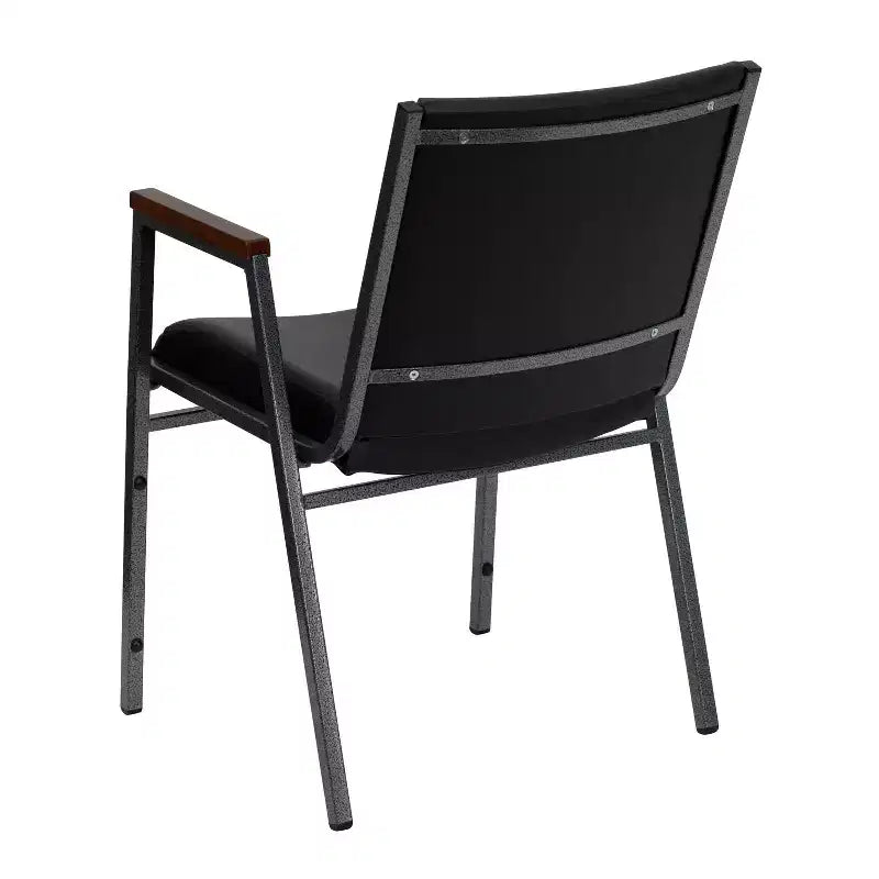 Chaise empilable d'accueil/visiteur à bras Emma and Oliver Heavy Duty