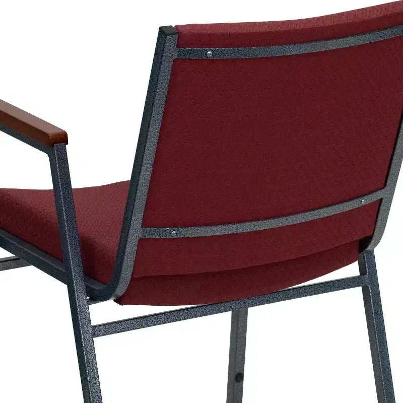 Chaise empilable d'accueil/visiteur à bras Emma and Oliver Heavy Duty