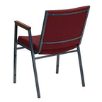 Chaise empilable d'accueil/visiteur à bras Emma and Oliver Heavy Duty