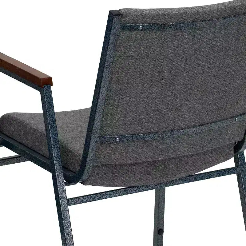 Chaise empilable d'accueil/visiteur à bras Emma and Oliver Heavy Duty