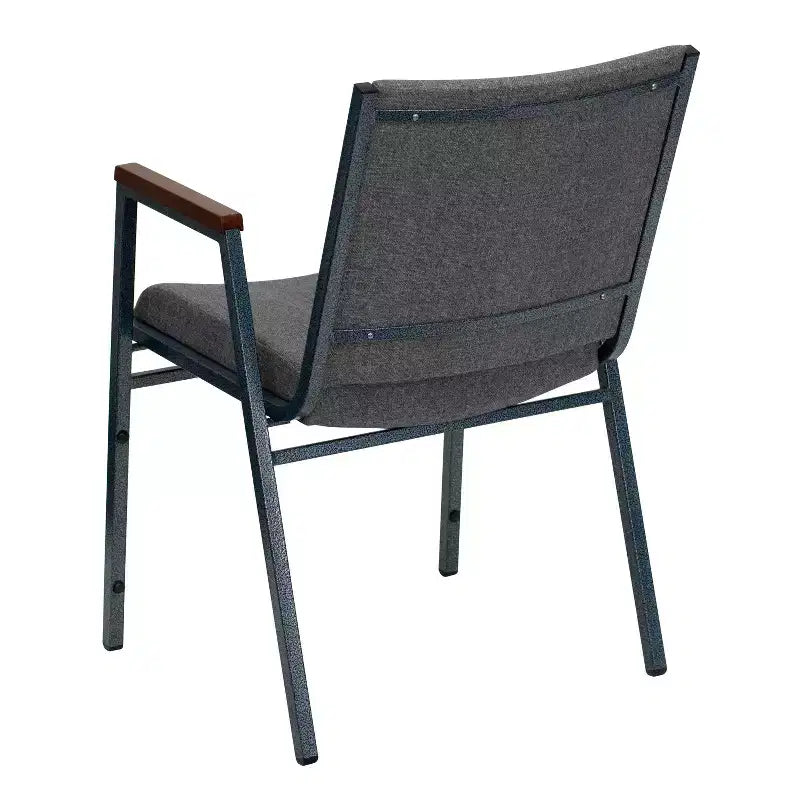 Chaise empilable d'accueil/visiteur à bras Emma and Oliver Heavy Duty
