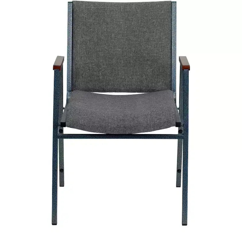 Chaise empilable d'accueil/visiteur à bras Emma and Oliver Heavy Duty
