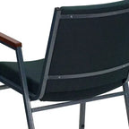 Chaise empilable d'accueil/visiteur à bras Emma and Oliver Heavy Duty