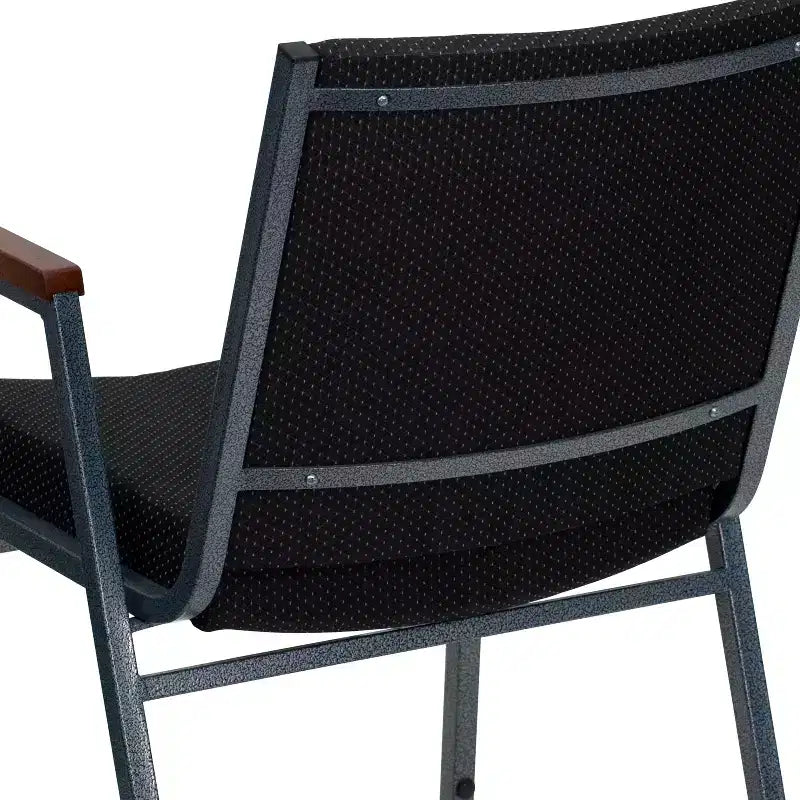 Chaise empilable d'accueil/visiteur à bras Emma and Oliver Heavy Duty