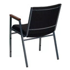 Chaise empilable d'accueil/visiteur à bras Emma and Oliver Heavy Duty