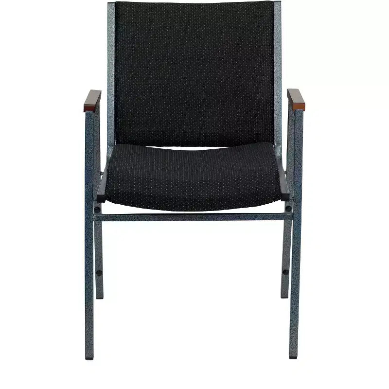 Chaise empilable d'accueil/visiteur à bras Emma and Oliver Heavy Duty