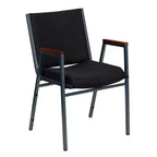 Chaise empilable d'accueil/visiteur à bras Emma and Oliver Heavy Duty