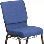 Emma et Oliver 18,5 W Fauteuil d'église/de réception avec porte-gobelet de communion