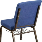 Emma et Oliver 18,5 W Fauteuil d'église/de réception avec porte-gobelet de communion