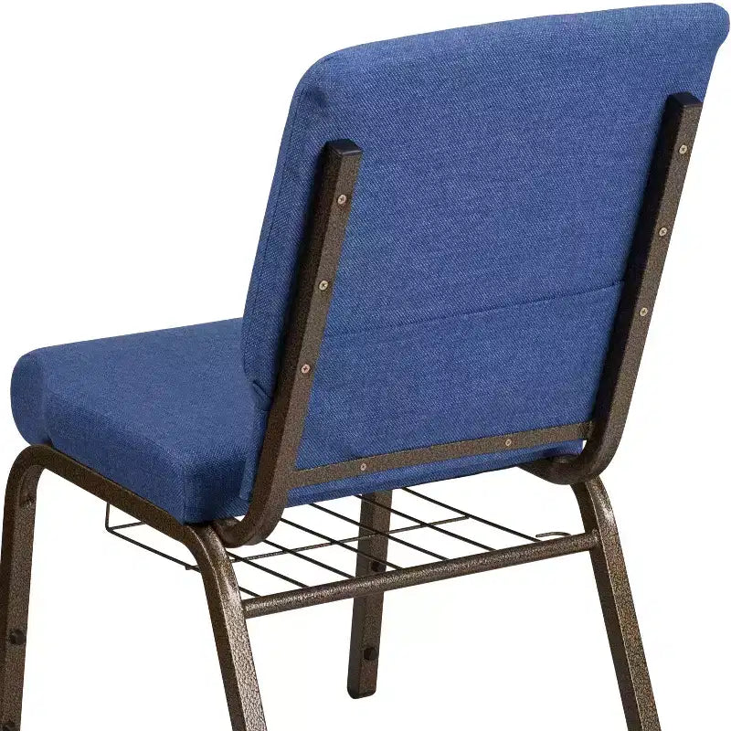 Emma et Oliver 18,5 W Fauteuil d'église/de réception avec porte-gobelet de communion