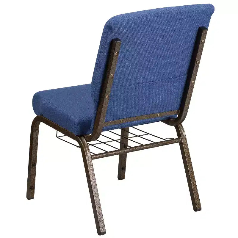 Emma et Oliver 18,5 W Fauteuil d'église/de réception avec porte-gobelet de communion