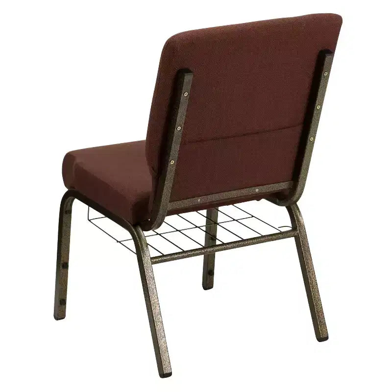 Emma et Oliver 18,5 W Fauteuil d'église/de réception avec porte-gobelet de communion