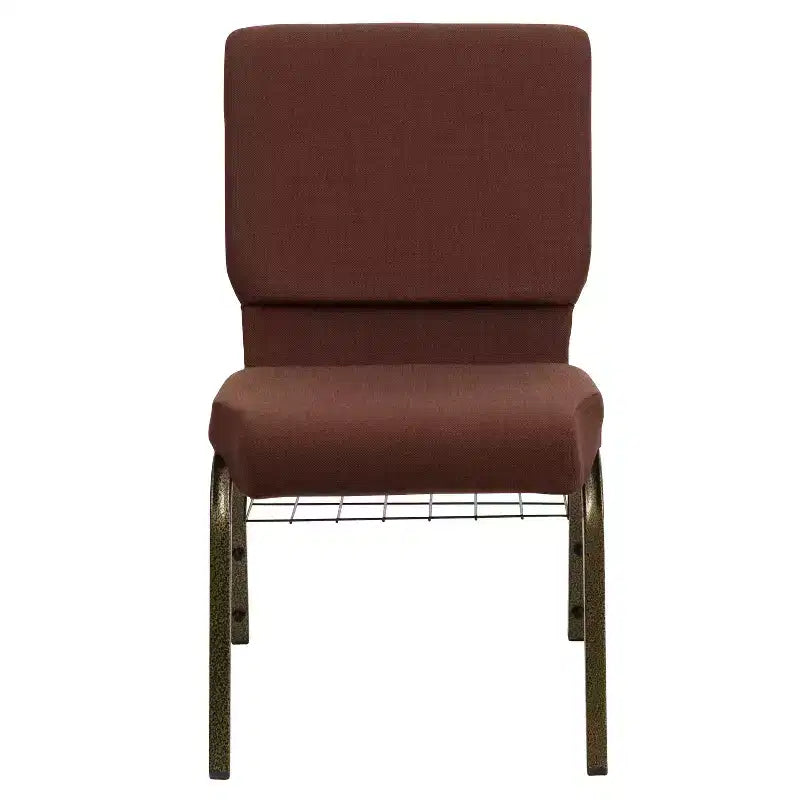 Emma et Oliver 18,5 W Fauteuil d'église/de réception avec porte-gobelet de communion