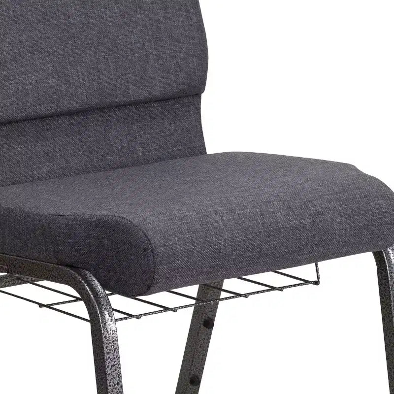Emma et Oliver 18,5 W Fauteuil d'église/de réception avec porte-gobelet de communion