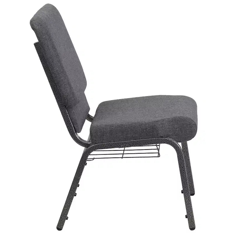 Emma et Oliver 18,5 W Fauteuil d'église/de réception avec porte-gobelet de communion