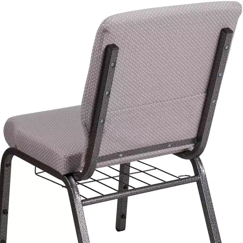 Emma et Oliver 18,5 W Fauteuil d'église/de réception avec porte-gobelet de communion