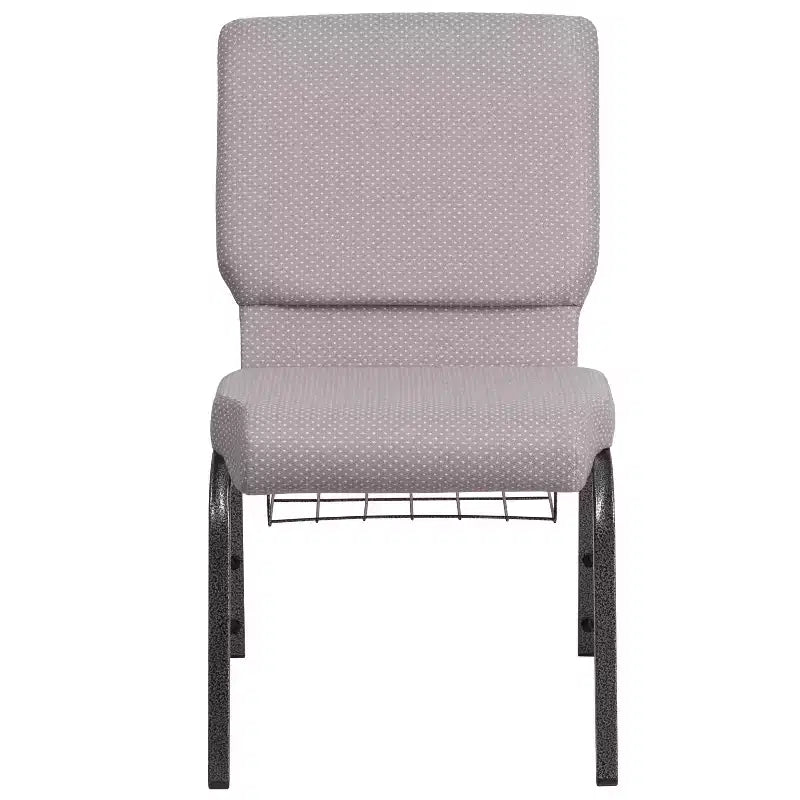 Emma et Oliver 18,5 W Fauteuil d'église/de réception avec porte-gobelet de communion