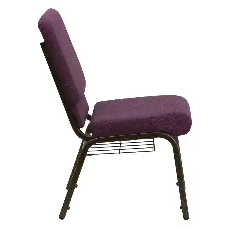 Emma et Oliver 18,5 W Fauteuil d'église/de réception avec porte-gobelet de communion