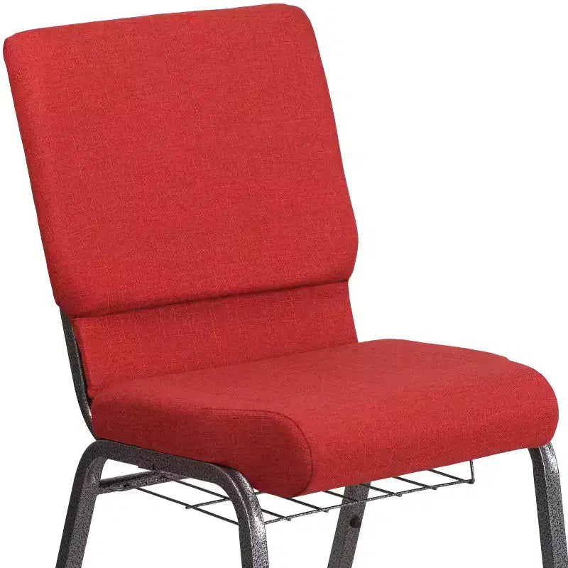 Emma et Oliver 18,5 W Fauteuil d'église/de réception avec porte-gobelet de communion